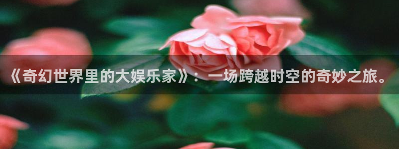 辉达平台注册网页版：《奇幻世界里的大娱乐家》：一场跨越时空的奇妙之旅。